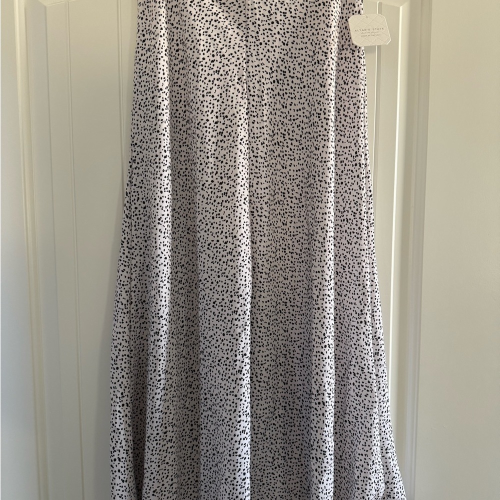 Altar'd State Black and White Midi Skirt